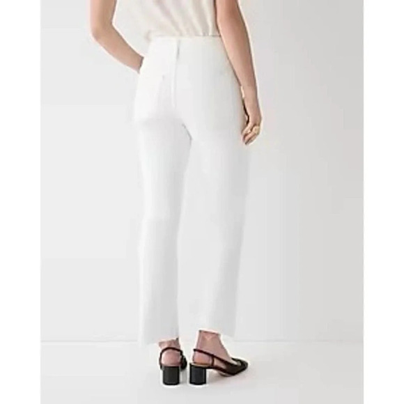 J.Crew 9" demi-boot crop jean in white wash - Picture 3 of 7